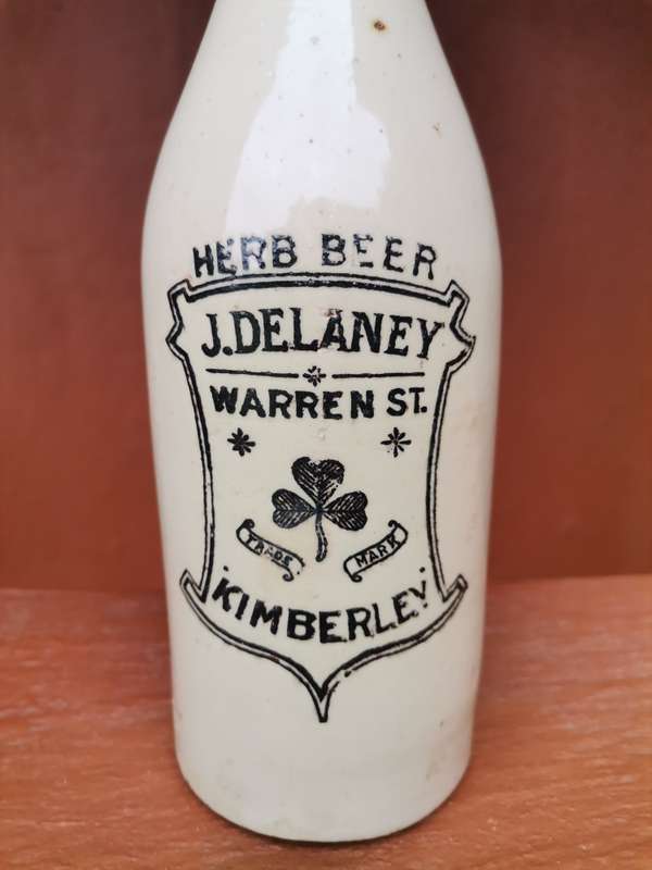 J. Delaney Kimberley ginger beer bottle