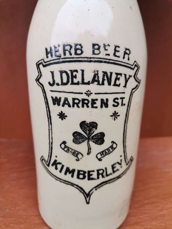 J. Delaney Kimberley ginger beer bottle