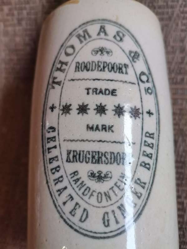 Thomas & Co. Ginger beer bottle