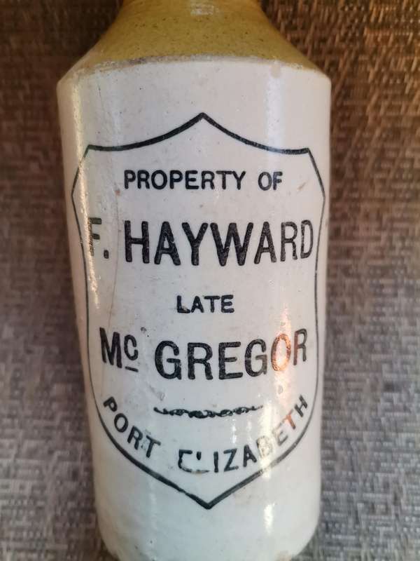 Port Elizabeth ginger beer bottle