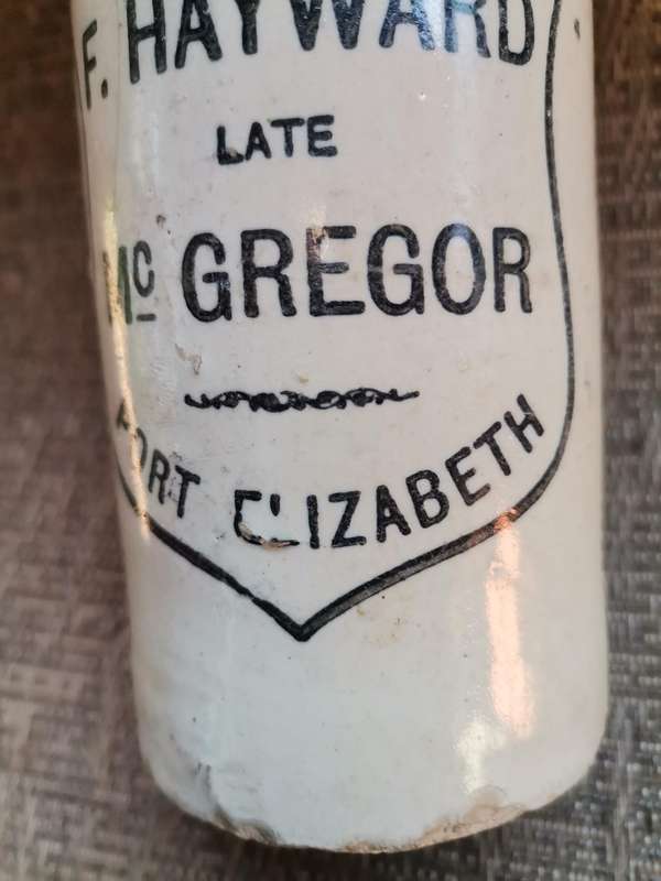 Port Elizabeth ginger beer bottle