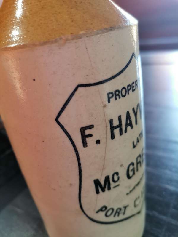 Port Elizabeth ginger beer bottle