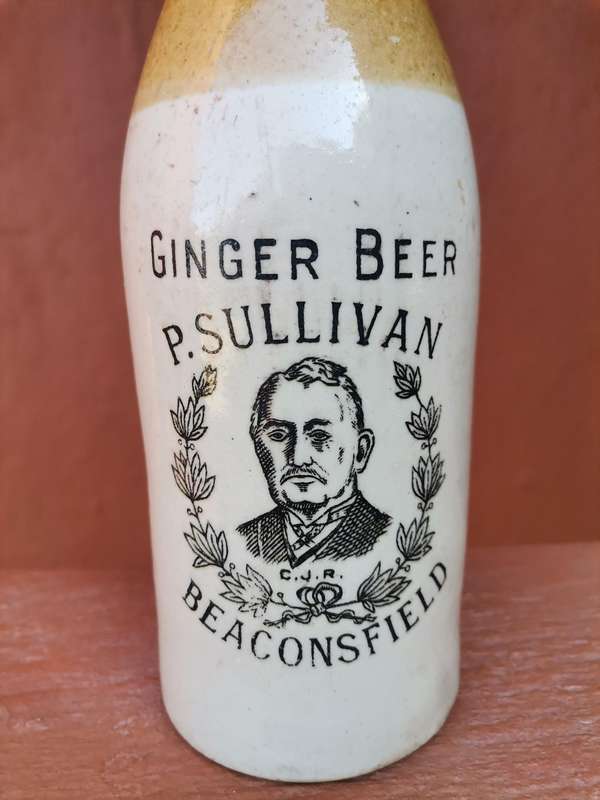 P. SULLLIVAN Ginger beer bottle