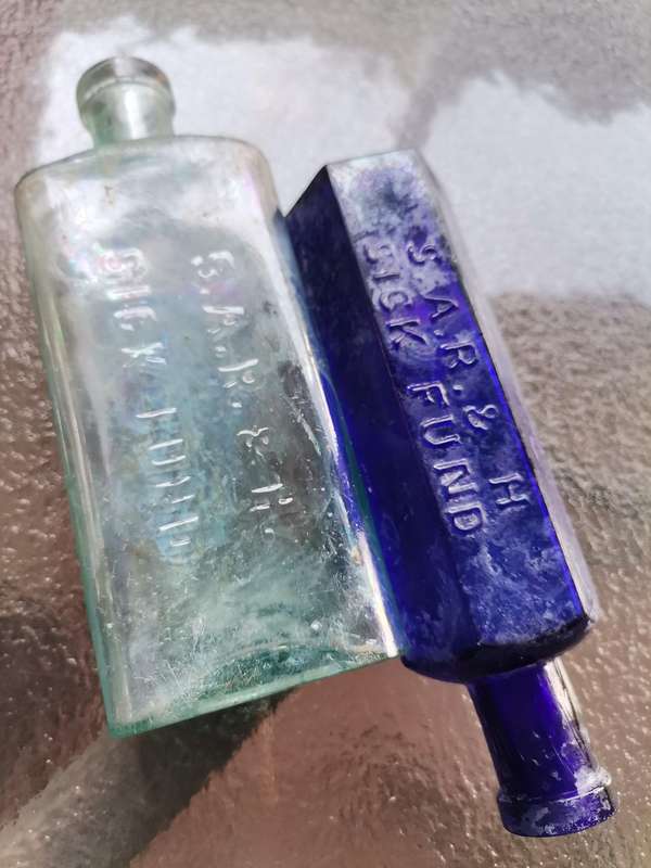 SAR & H antique bottles