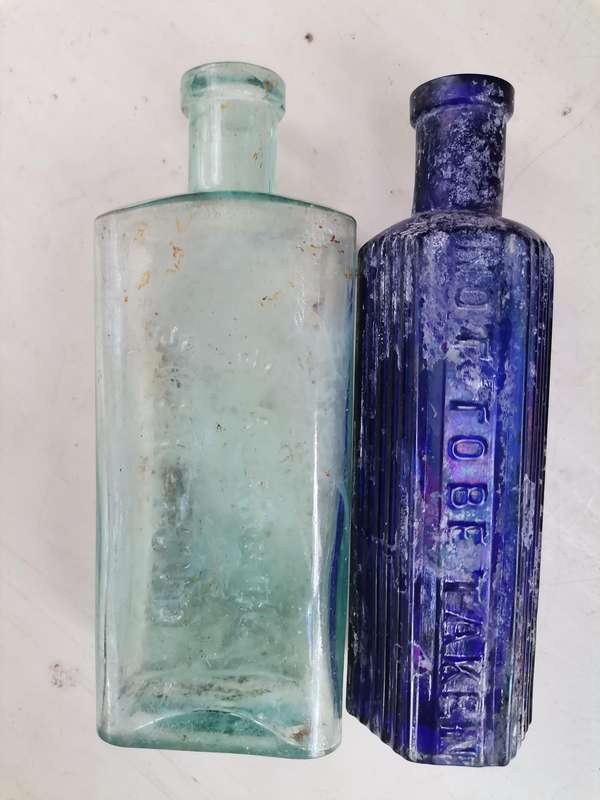 SAR & H antique bottles