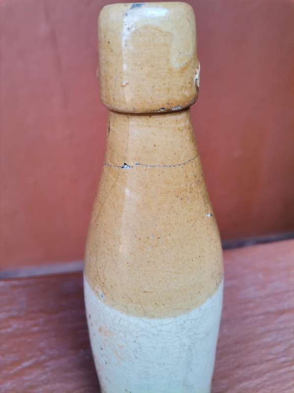 Repaired Benoni Ginger beer bottle