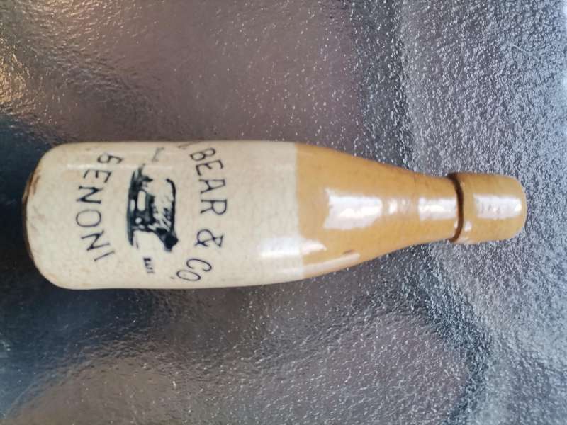 Repaired Benoni Ginger beer bottle