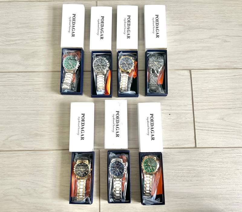Poedagar Stainless Steel Watch
