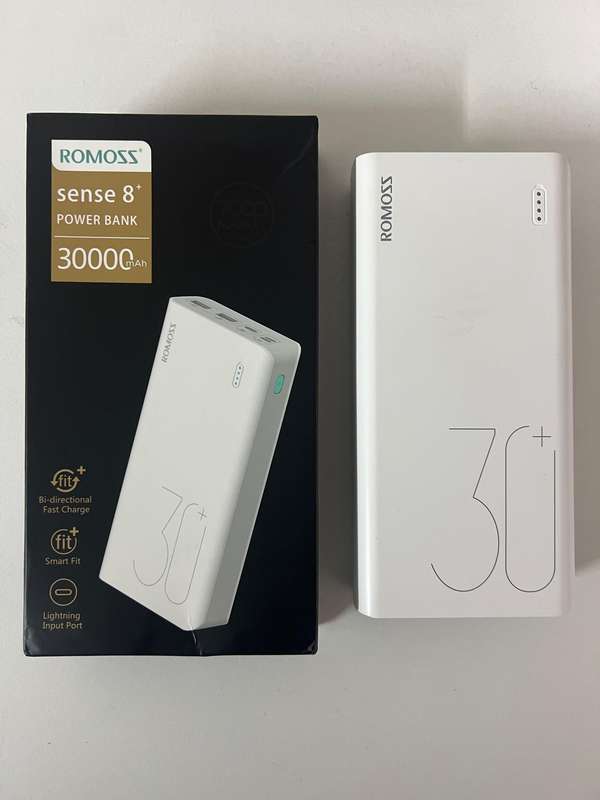 Romoss Sense 8+ 30000MAH QC Type- C Power Bank