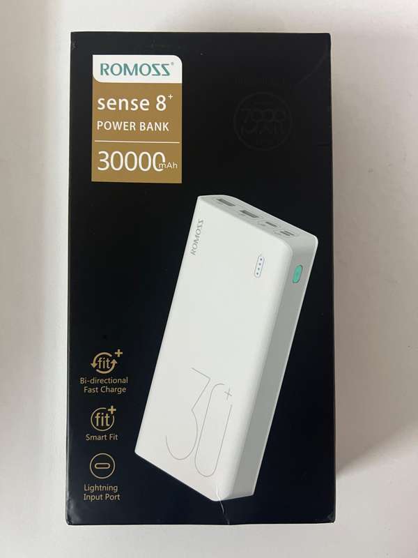 Romoss Sense 8+ 30000MAH QC Type- C Power Bank