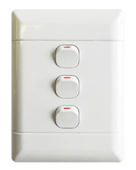 GOODACE / 3 LEVER WALL SWITCH (2X4)