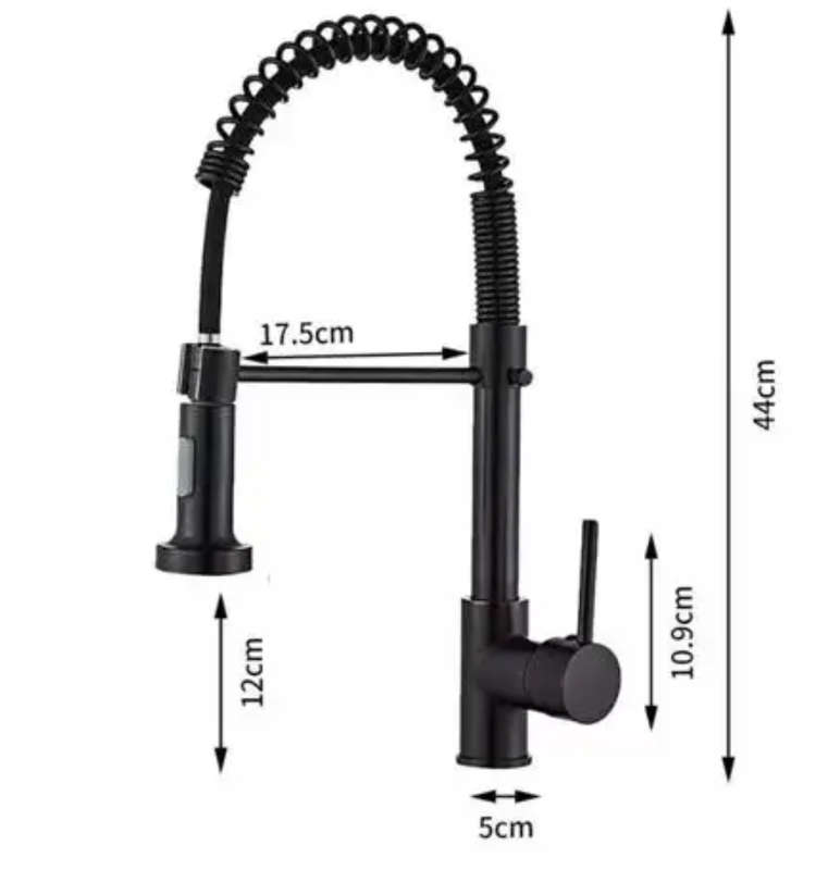 Goodace/   Stainless Steel Kitchen Faucet Black