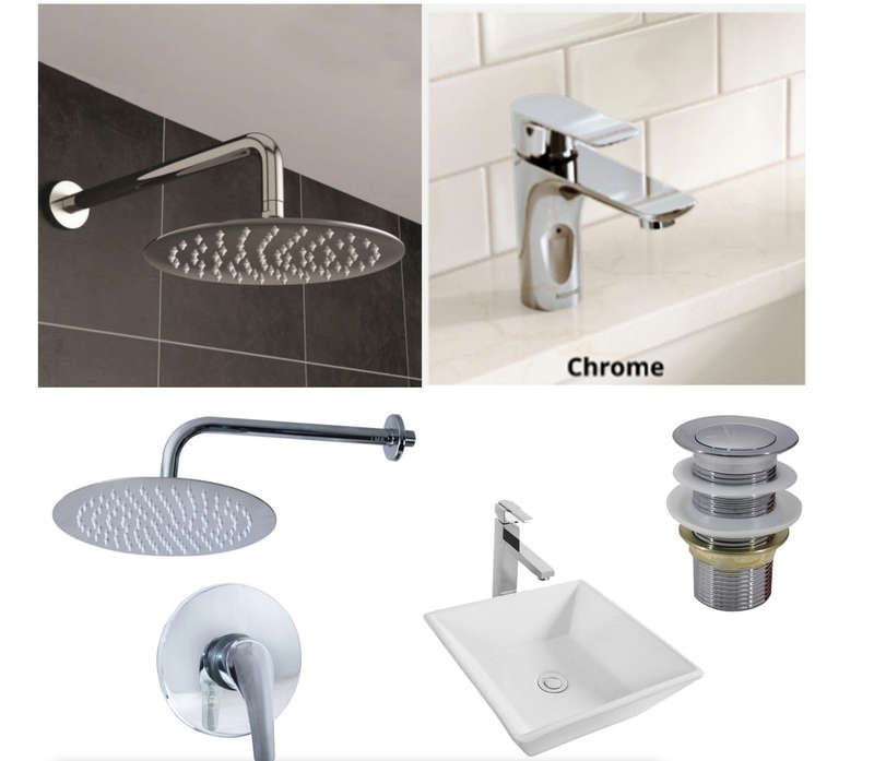 Bathroom Essentials Complete Bathtub Faucet & Shower System Set