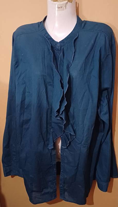 Ladies - Turquoise Blouse - Make - Penny C - Size - 24
