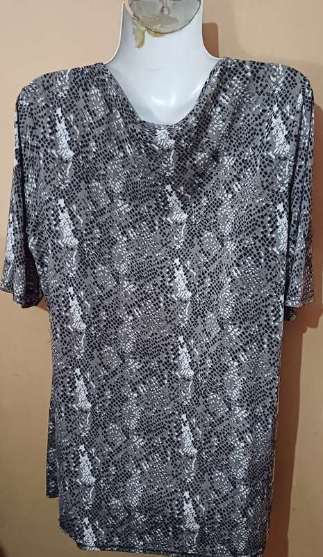Ladies - Multicolored Blouse - Make - Contempo Plus - Size - 16