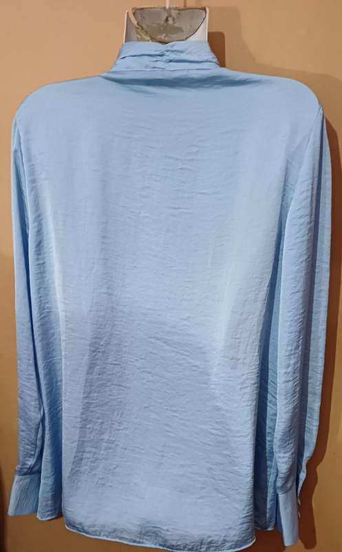 Ladies - Blue Blouse - Make - Merien Hall - Size - 14