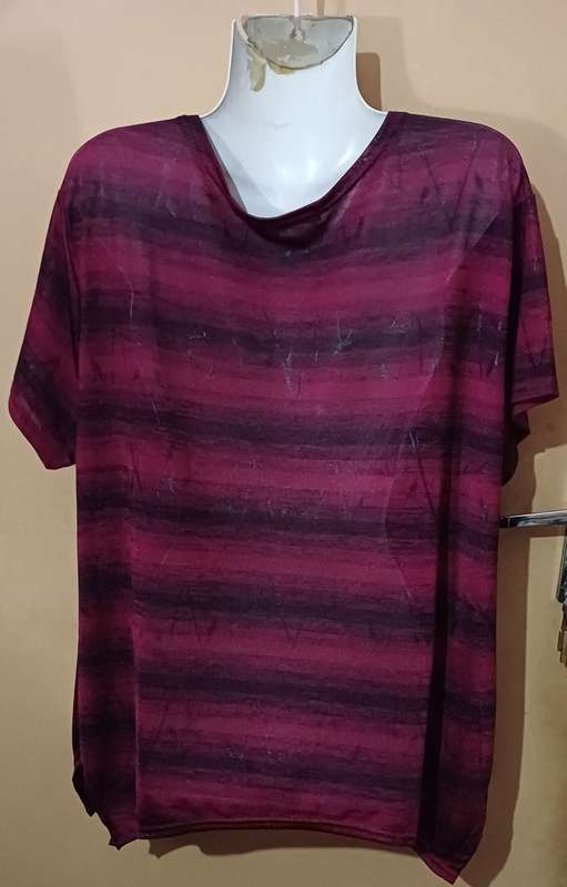 Ladies - Thin Multicolored Top - Make - Dannier - Size - L
