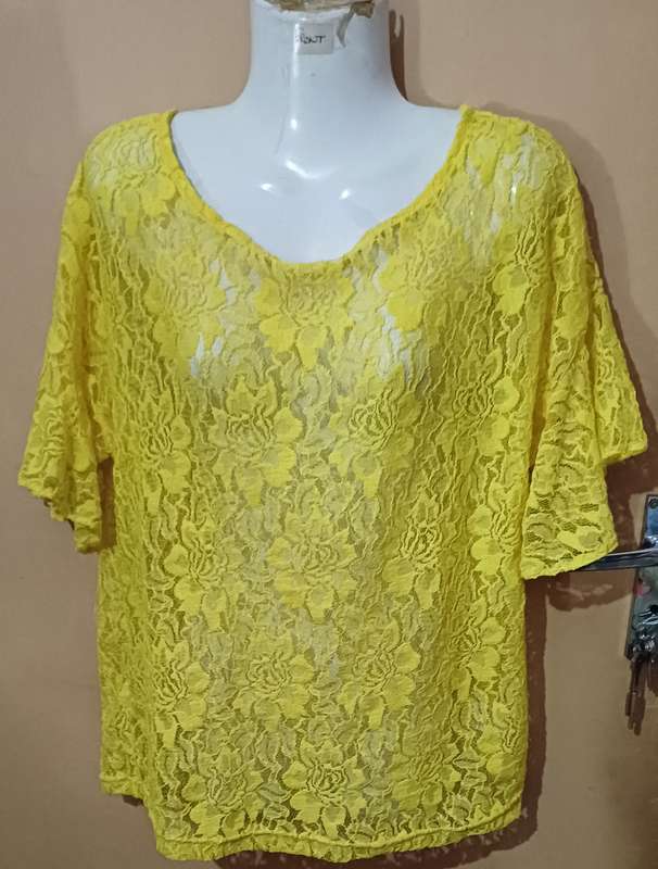 Ladies - Yellow Top - Make - Edit - Size - 36