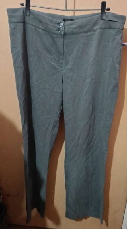 Ladies - Grey Pants - Make - Oasis - Size - 16