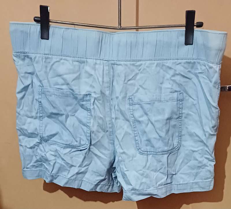 Ladies - Blue Shorts - Make - Network Denim - Size - 12/36 hip 101cm