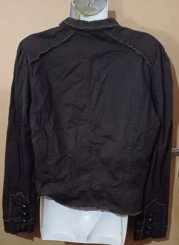 Ladies - Brown Blouse - Make - Contempo Casuals - Size -12
