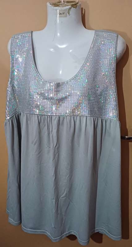Ladies - Multicolored Top - Make - Image Plus - Size - XXXL