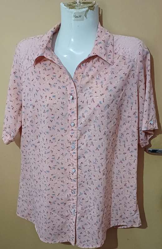 Ladies - Multicolored Blouse - Make - Miladys - Size - 10/34