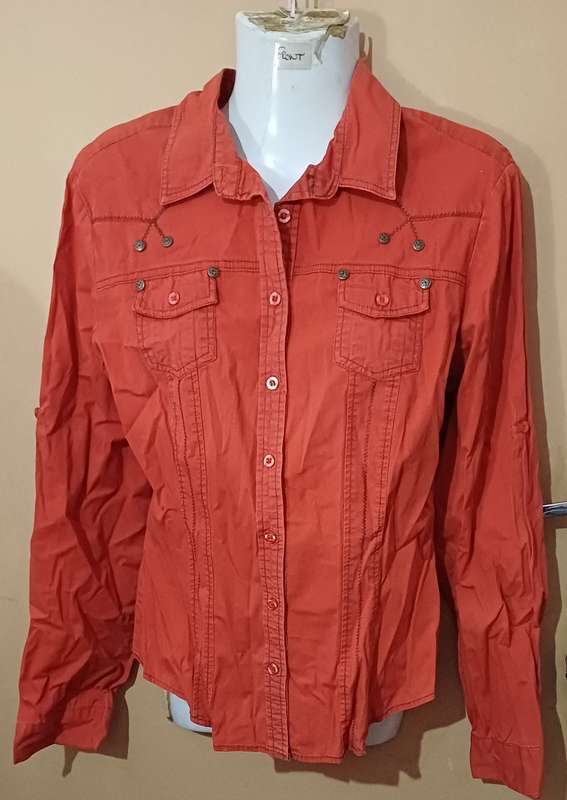 Ladies - Orange Blouse - Make - Ginger Mary - Size - 36