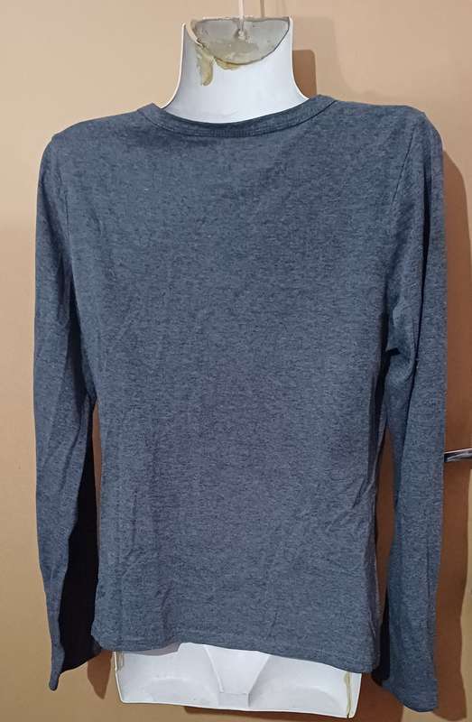 Ladies - Grey Pajama Top - Make - Love To Sleep - Size - L