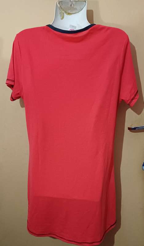 Ladies - Red Pajama Top - Make - GD - Size - M