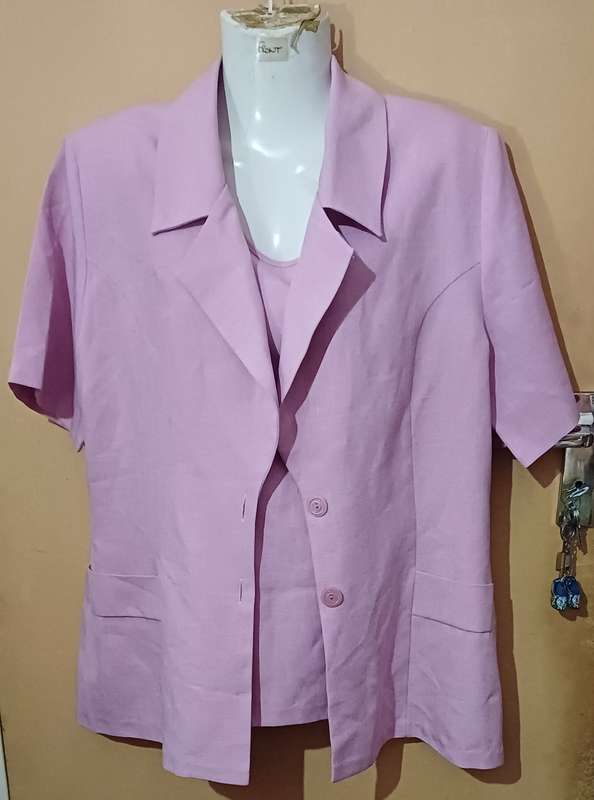 Ladies - 2 Pce Purple outfit - Make - Original Concepts - Size - 38/97cm