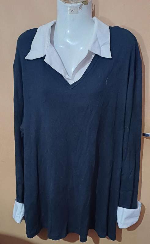 Ladies - Multicolored Blouse - Make - Donna-Claire - Size - 22