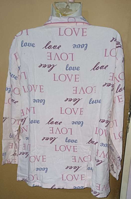 Ladies - Pajama Shirt - Make - Jet - Size - M
