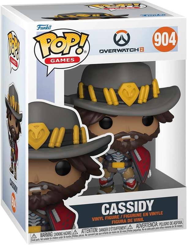 Funko POP Bundle  Overwatch Cassidy + Inosuke Keychain NEW