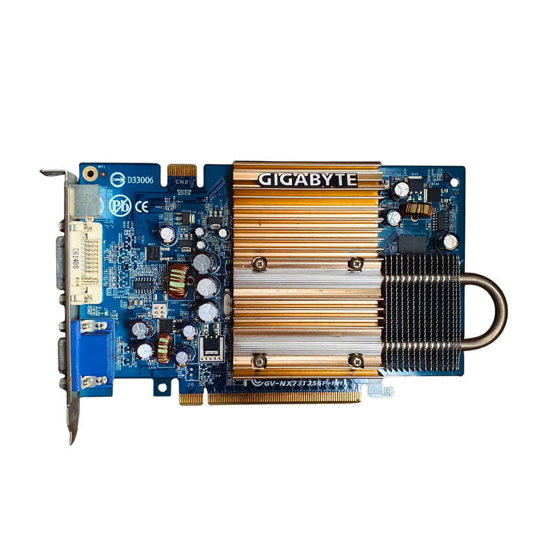 Gigabyte GeForce 7300 GT 256MB PCIe Graphics Card | Legacy GPU | Fully Working!