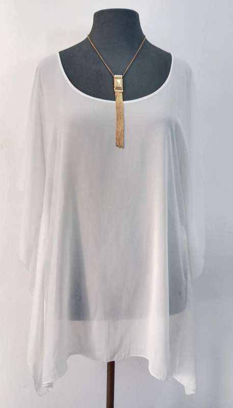 Ladies Kaftan Top by VANILLA LEE / Size: (M) (Ladies 34, 36)