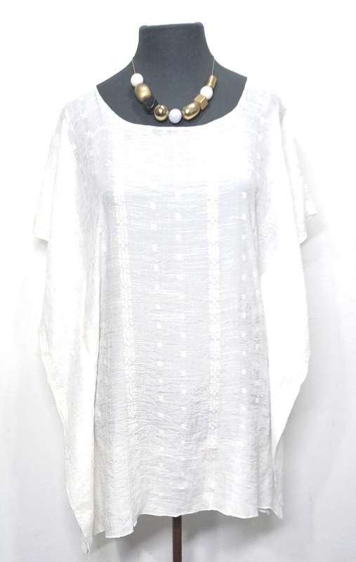 Ladies Kaftan Top by VANILLA LEE / Size: (S/M) (Ladies 30, 32, 34)