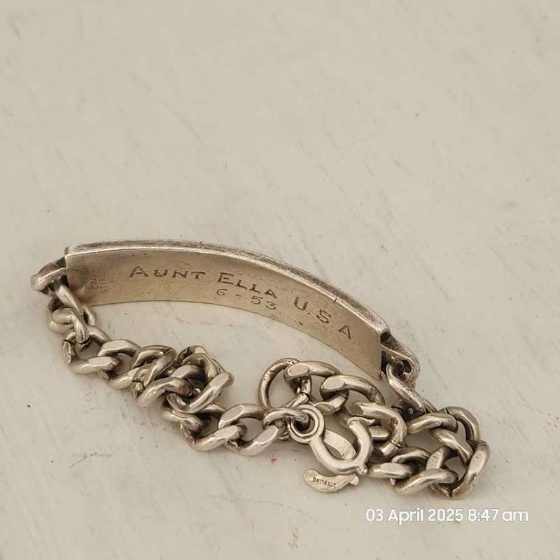 Sterling Silver chain bracelet