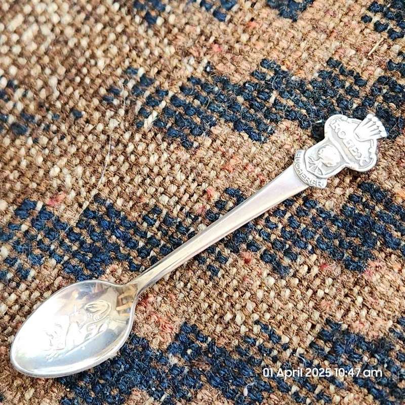 Silver teaspoon by Rolex