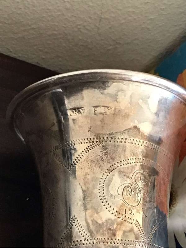 Sterling Silver Kiddush Cup