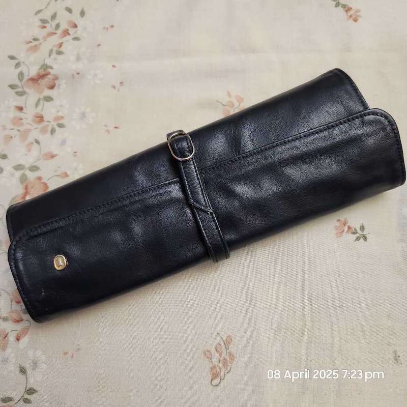 Leather Jewelry Roll