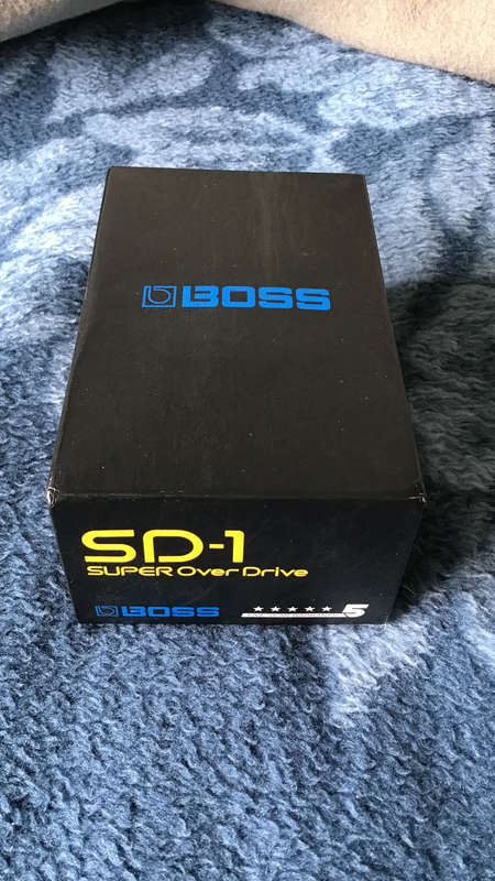 Boss SD -1 overdrive effects pedal
