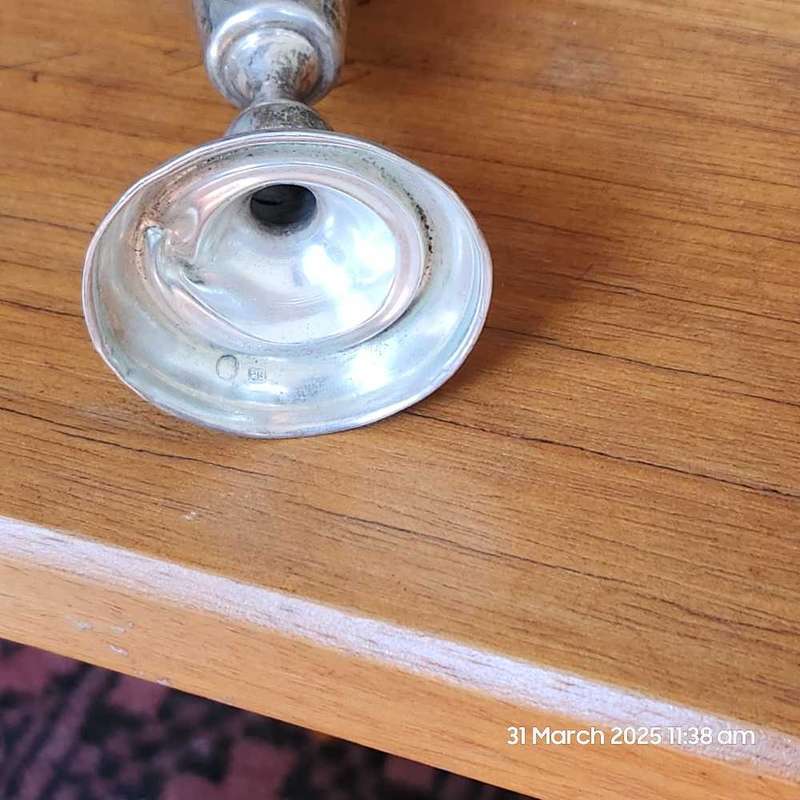 Silver kiddush cup