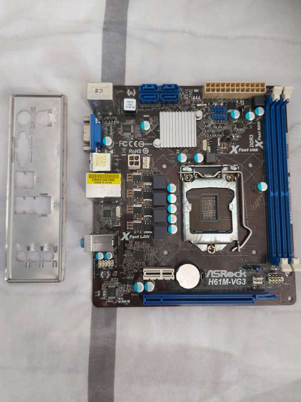 ASRock H61M-VG3 motherboard (2nd-3rd gen)