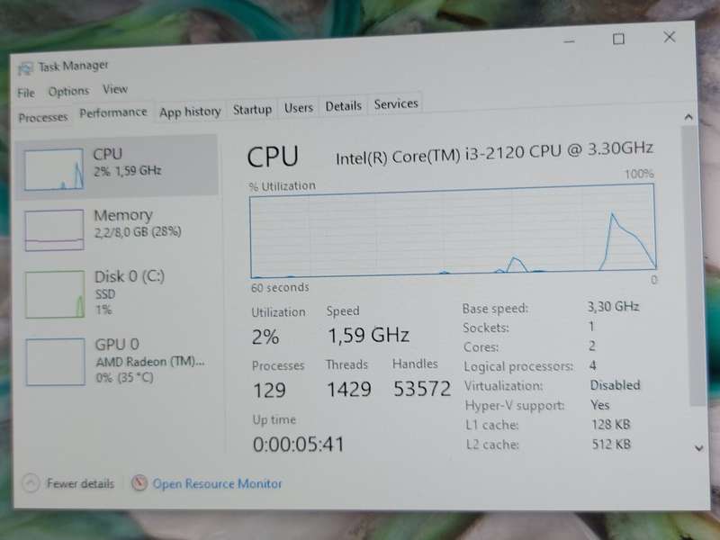 i3 2120 (2nd gen) CPU