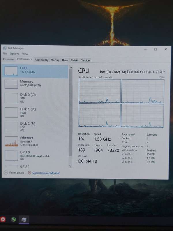 i3 8th gen + Motherboard + 16gb Ram **Bargain**