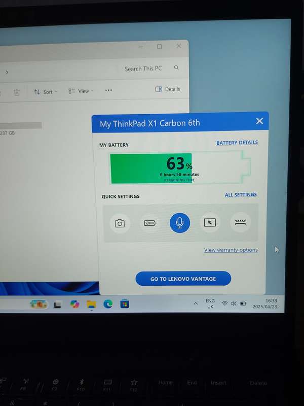 Lenovo X1 Carbon 6th Gen Laptop