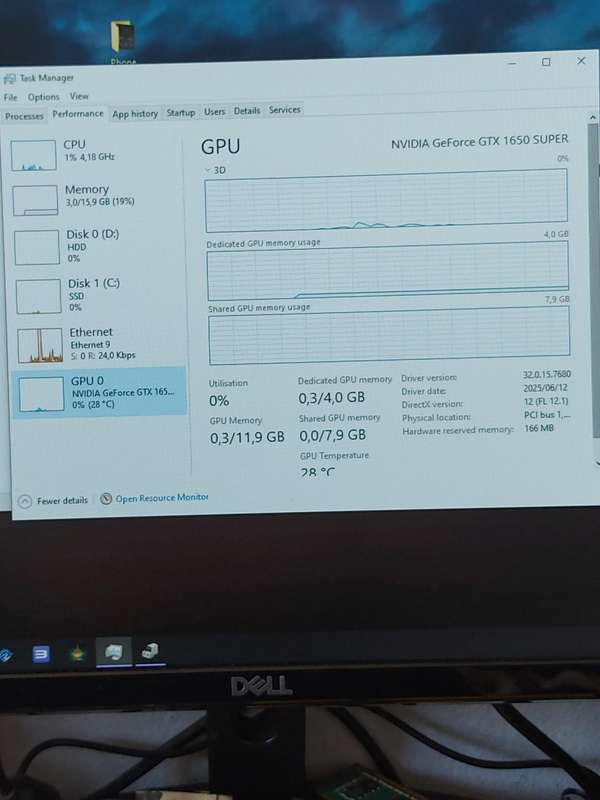 Nvidia GTX 1650 Super