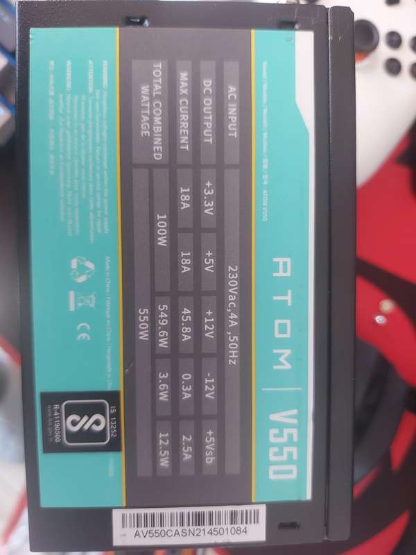 Antec Atom 550w PSU