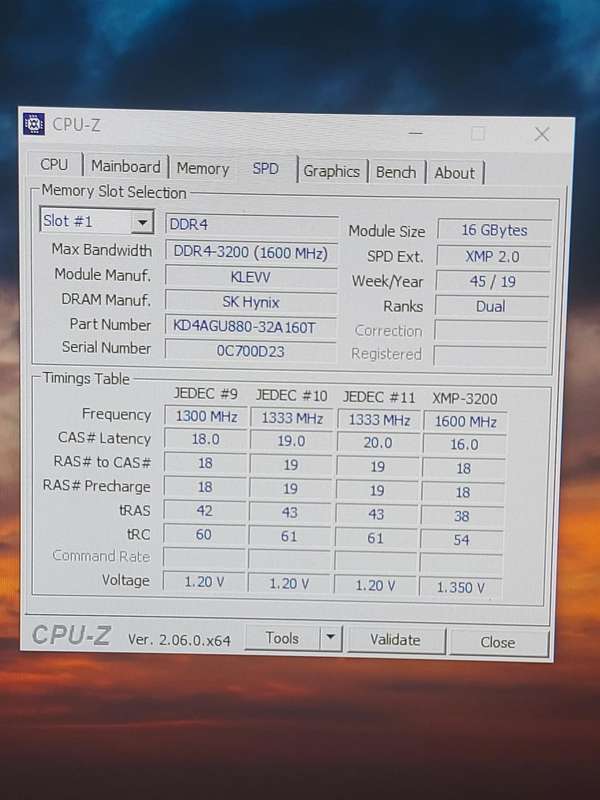 16gb DDR4 3200mhz Ram